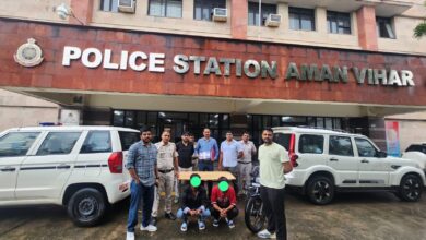 Photo of अमन विहार थाना पुलिस की टीम ने घर के बाहर फायरिंग करने वाले दो किए गिरफ्तार