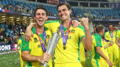 Photo of ऑस्‍ट्रेलिया ने न्‍यूजीलैंड के खिलाफ T20I सीरीज के लिए किया टीम का एलान