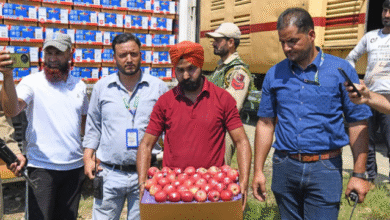 Photo of कश्मीर: बड़गाम से दिल्ली के लिए दो पार्सल वैन शुरू