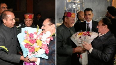 Photo of शिमला पहुंचे जेपी नड्डा, आज नए प्रदेश मुख्यालय भवन का करेंगे शिलान्यास
