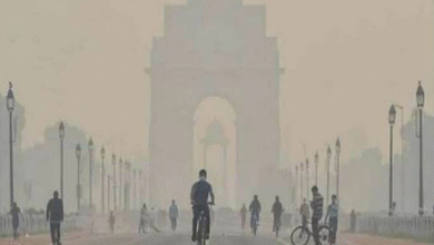 Photo of दिल्ली की हवा अभी भी ‘गंभीर’, अक्षरधाम में AQI 348